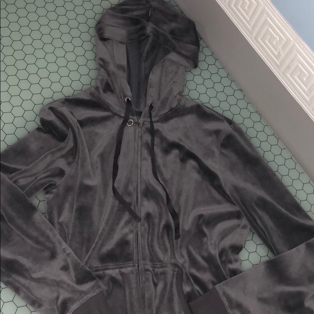 NY& Co Grey Zip Up Hoodie